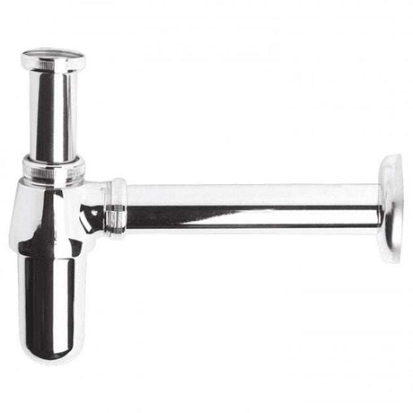 Hudson Reed Basin Bottle Wall Mounted Trap with Extension Tube 190mm - Chrome - EA370