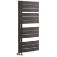 Hudson Reed Elgin Central Heating Designer Heated Towel Rail 1080mm High x 550mm Wide - Anthracite - HLA36