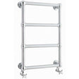 Hudson Reed Epsom 750mm Height x 500mm Wide Heated Towel Rail - Chrome