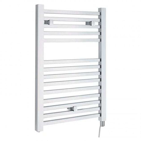 Hudson Reed Eton Straight Ladder Electric Heated Towel Rail 690mm High x 500mm Wide - Chrome - HL150