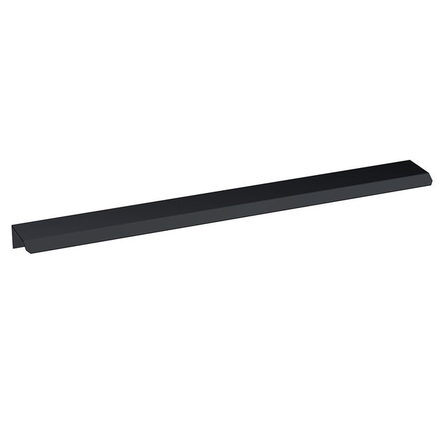Hudson Reed Finger Pull Furniture Handle 300mm - Matt Black - H225