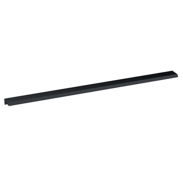 Hudson Reed Finger Pull Furniture Handle 500mm - Matt Black - H226