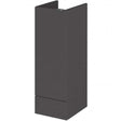 Hudson Reed Fusion modern 300mm wide gloss grey bathroom base unit with compact design and ample storage