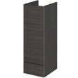 Hudson Reed Fusion 300mm wide Hacienda Black modern bathroom base unit with soft-close door and MDF construction