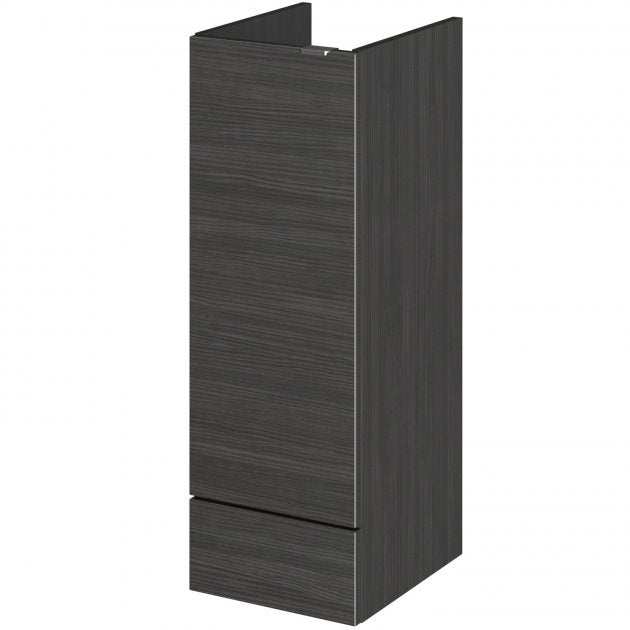 Hudson Reed Fusion 300mm wide Hacienda Black modern bathroom base unit with soft-close door and MDF construction