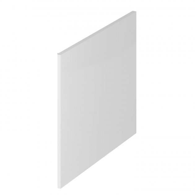 Hudson Reed MDF contemporary gloss white end bath panel 540mm high by 700mm wide for standard tubs