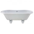 Hudson Reed Grosvenor Deacon Leg Set Freestanding Bath 1500mm x 750mm 