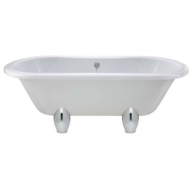 Hudson Reed Grosvenor Deacon Leg Set Freestanding Bath 1500mm x 750mm 