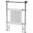 Hudson Reed Harrow 965mm High x 673mm Wide Heated Radiator Towel Rail 