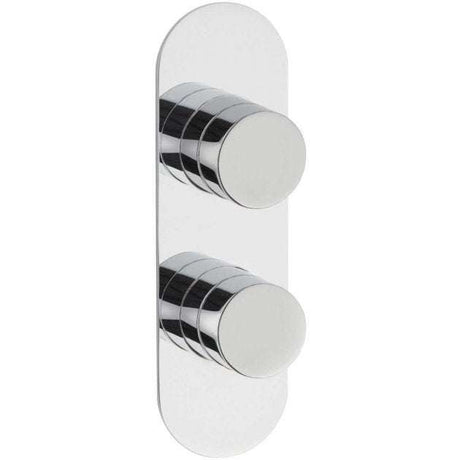 Hudson Reed Indus Concealed Dual Handle Shower Valve with Diverter - C