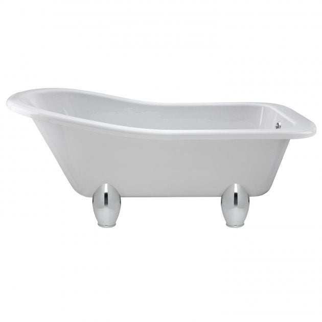 Hudson Reed Kensington Freestanding Slipper Bath with Deacon Leg Set 1