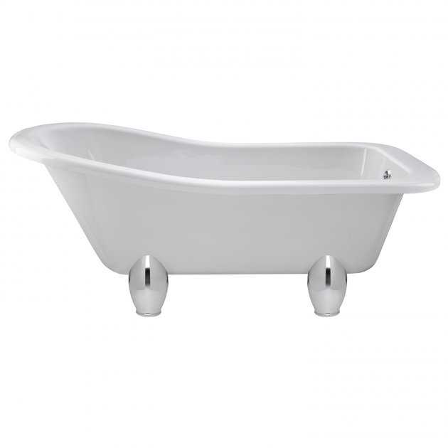 Hudson Reed Kensington Deacon Leg Set Freestanding Slipper Bath 1700mm