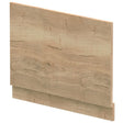Hudson Reed MFC Straight Bath End Panel and Plinth 560mm High x 750mm Wide - Autumn Oak - MPC1812