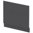 Hudson Reed MFC Straight Bath End Panel and Plinth 560mm High x 700mm Wide - Graphite Grey - MPC2211