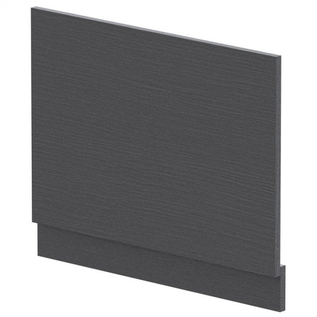 Hudson Reed MFC Straight Bath End Panel and Plinth 560mm High x 700mm Wide - Graphite Grey - MPC2211