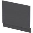 Hudson Reed MFC Straight Bath End Panel and Plinth 560mm High x 750mm Wide - Graphite Grey - MPC2212