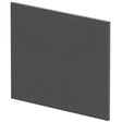 Hudson Reed MFC Shower Bath End Panel 540mm High x 700mm Wide - Graphite Grey - MPC2231