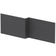 Hudson Reed MFC Shower Bath Front Panel 540mm High x 1700mm Wide - Graphite Grey - MPC2235