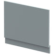 Hudson Reed MFC Straight Bath End Panel and Plinth 560mm High x 750mm Wide - Coastal Grey - MPC2312