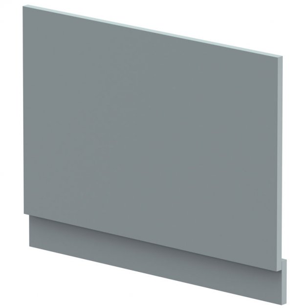 Hudson Reed MFC Straight Bath End Panel and Plinth 560mm High x 750mm Wide - Coastal Grey - MPC2312