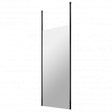 Hudson Reed Ceiling Post wet room screen 800mm wide with 8mm toughened glass and chrome finish supports for shower enclosure