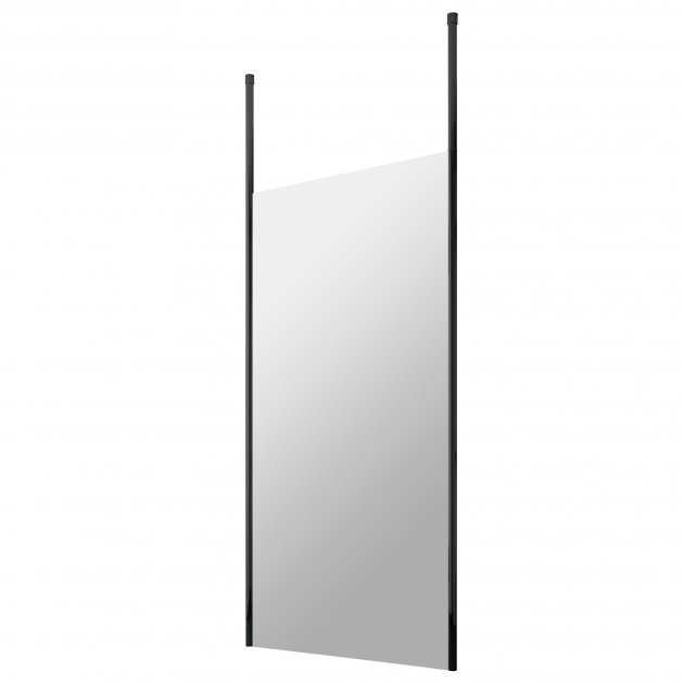 Hudson Reed Ceiling Post Wet Room Screen 1100mm wide 8mm safety glass with sleek ceiling post design