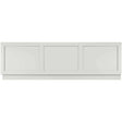 Hudson Reed Old London traditional bath front panel in timeless sand, 560mm high by 1695mm wide with classic panel design