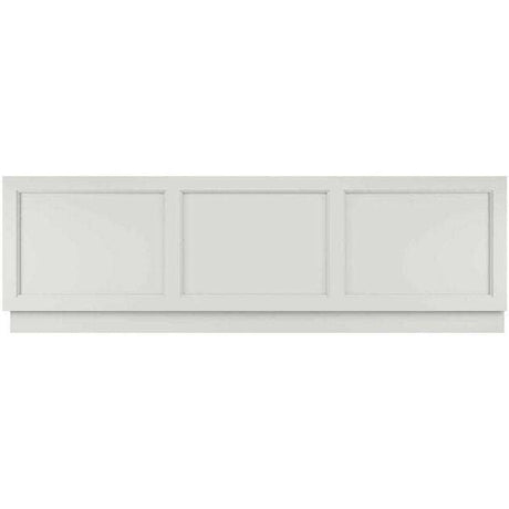 Hudson Reed Old London traditional bath front panel in timeless sand, 560mm high by 1695mm wide with classic panel design