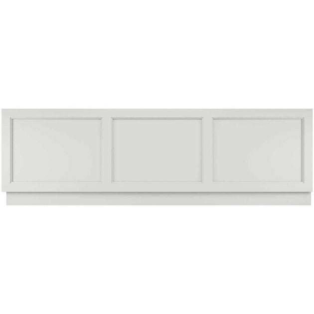 Hudson Reed Old London traditional bath front panel in timeless sand, 560mm high by 1695mm wide with classic panel design