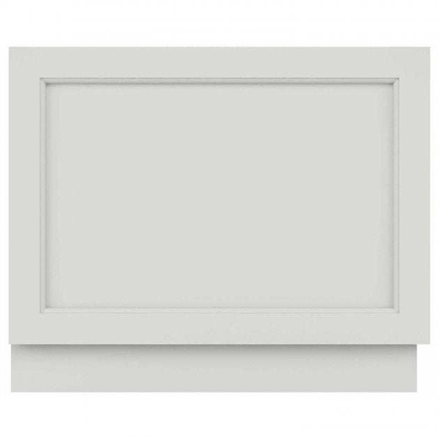 Hudson Reed Old London traditional bath end panel in Timeless Sand with 560mm height and 680mm width, durable acrylic construction.