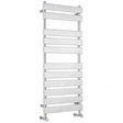 Hudson Reed Piazza Flat Panel Straight Heated Towel Rail 1200mm High x 500mm Wide - Chrome - HL396