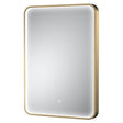Hudson Reed Pictor Framed Bathroom Mirror with Touch Sensor - Brushed Brass - LQ732 - TAP 'N' SHOWER