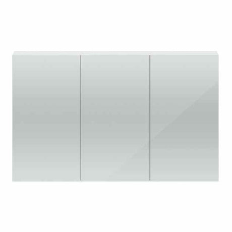 Hudson Reed Quartet Wall Mounted 3 Door Mirrored Cabinet 1350mm Wide -