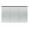 Hudson Reed Quartet  1350mm Wide 3 Door Rectangular Mirrored Cabinet -