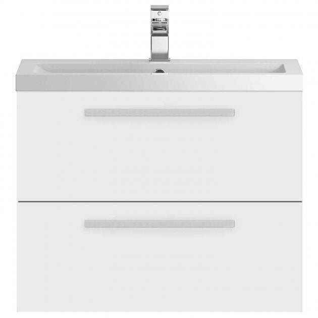 Hudson Reed Quartet Wall Mounted Vanity Unit with Basin 720mm Wide - G