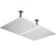 Hudson Reed Ceiling Arm and Rectangular Ceiling Mounted Shower Head 60