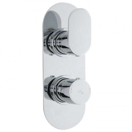 Hudson Reed Reign Dual Handle Round Concealed Shower Valve with Divert