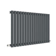 Hudson Reed Revive Central Heating Designer Horizontal Radiator 600mm High x 992mm Wide - Anthracite - HLA39