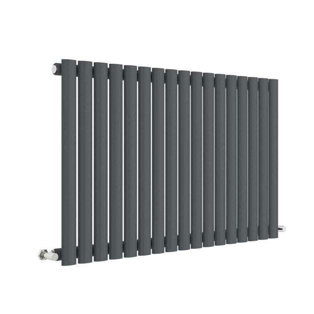 Hudson Reed Revive Central Heating Designer Horizontal Radiator 600mm High x 992mm Wide - Anthracite - HLA39