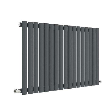 Hudson Reed Revive Central Heating Designer Horizontal Radiator 600mm High x 992mm Wide - Anthracite - HLA39