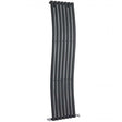 Hudson Reed Revive Wave Modern Designer Vertical Radiator 1785mm High x 413mm Wide - Anthracite - HLA95