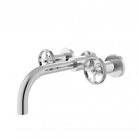 Hudson Reed Revolution Modern Wall Mounted Basin Mixer Tap - Chrome - TIW317
