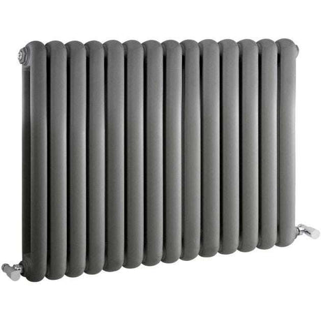 Hudson Reed Salvia Modern Double Designer Horizontal Radiator 635mm High x 853mm Wide - Anthracite - HSA008