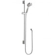 Hudson Reed Slimline Slider Three Function Wall Mounted Handset Shower Rail Kit - Chrome - A3041
