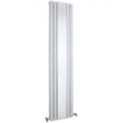 Hudson Reed Sloane Modern Double Designer Vertical Radiator Mirror 1800mm High x 381mm Wide - White - HLW64 - TAP 'N' SHOWER