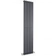 Hudson Reed Sloane Modern Single Designer Vertical Radiator 1800mm High x 354mm Wide - Anthracite - HLA72