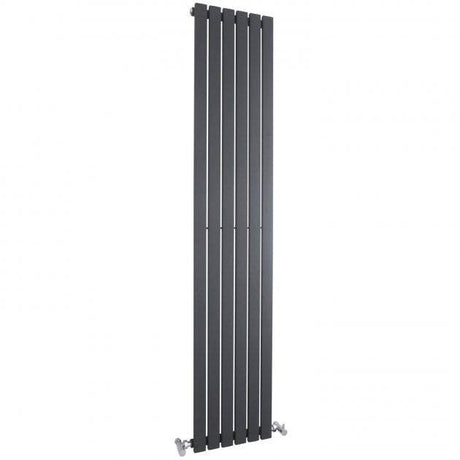 Hudson Reed Sloane Modern Single Designer Vertical Radiator 1800mm High x 354mm Wide - Anthracite - HLA72