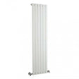 Hudson Reed Sloane Single Modern Designer Vertical Radiator 1500mm High x 354mm Wide - White - HLW41