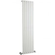 Hudson Reed Sloane Single Modern Designer Vertical Radiator 1800mm High x 354mm Wide - White - HLW42