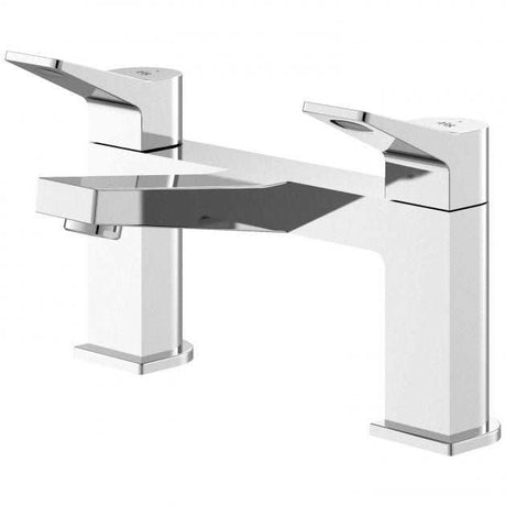 Hudson Reed Pillar Mounted Modern Soar Bath Filler Tap - Chrome - SOA303